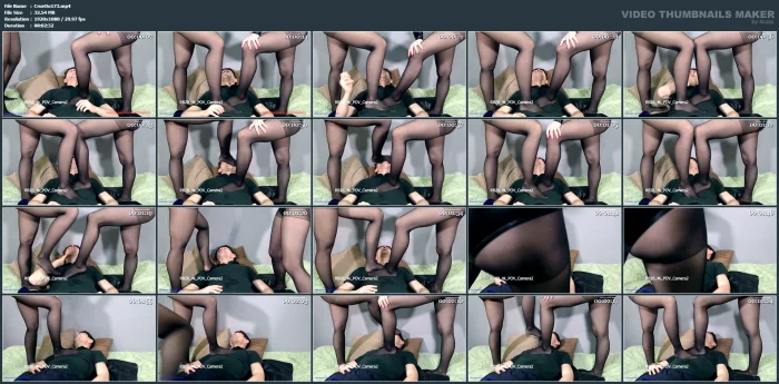 Rebecca And I Humiliate The Slave And Spit In His Face - CRUEL DOMINATION / BEAUTIFUL GIRLS - MP4