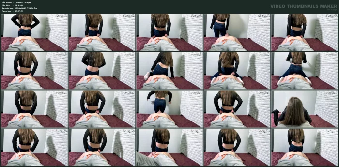 Sits On The Face In Sexy Jeans - CRUEL DOMINATION / BEAUTIFUL GIRLS - MP4