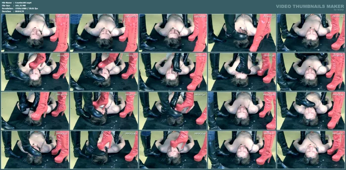Spitting Domination, Spit Humiliation, Boot Domination - CRUEL DOMINATION / BEAUTIFUL GIRLS - MP4