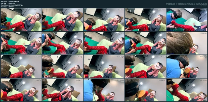 Watch Me Make A Slave Lick My Boots! - CRUEL DOMINATION / BEAUTIFUL GIRLS - MP4