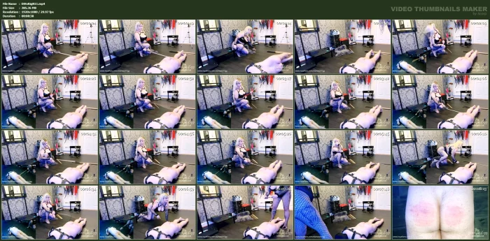 Cold Caning Subby C - DIANA VON RIGG / MISTRESS DIANA - MP4