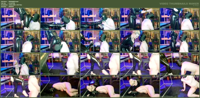 Playing With My Toy - End Of Session Worship & His First Ballbusting - DIANA VON RIGG / MISTRESS DIANA - MP4