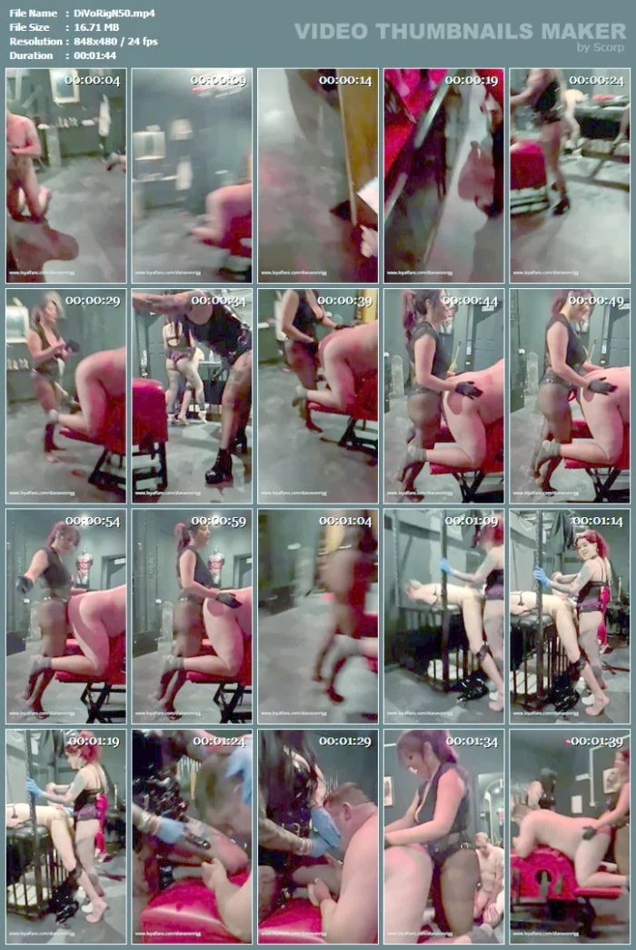 Strapon Party - DIANA VON RIGG / MISTRESS DIANA - MP4