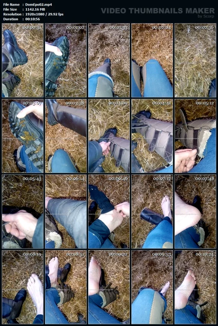 Boot & Foot Worship In The Stable - GODDESS EPONA - EQUESTRIAN FINDOM - MP4
