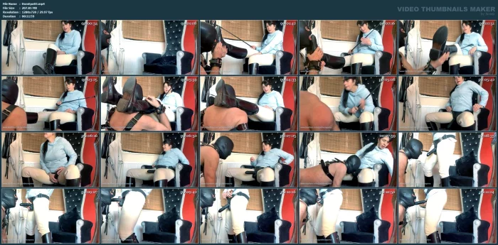 Boot Licking, Cock Sucking Slut - GODDESS EPONA - EQUESTRIAN FINDOM - MP4