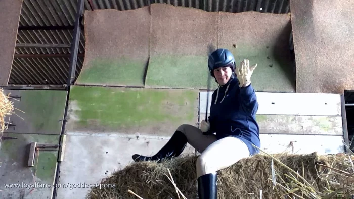 Brushing Off The Hay - GODDESS EPONA - EQUESTRIAN FINDOM - MP4