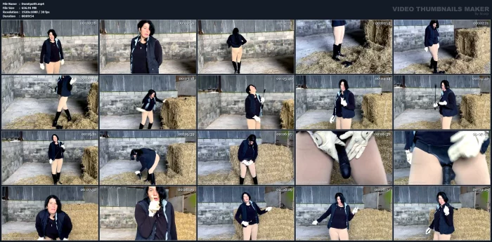 Caught At The Yard - GODDESS EPONA - EQUESTRIAN FINDOM - MP4