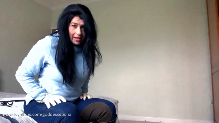 Caught Perving At My Denim Jodhpurs At The Yard - GODDESS EPONA - EQUESTRIAN FINDOM - MP4