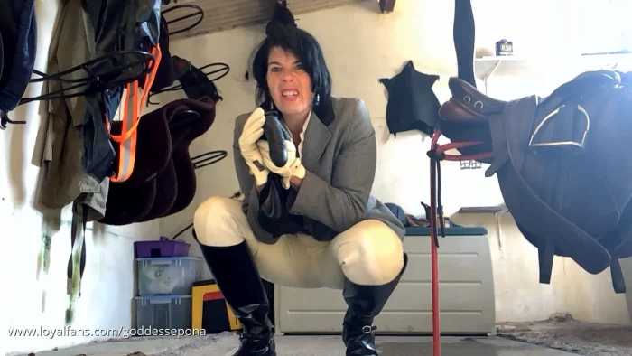 Come In To My Tack Room - GODDESS EPONA - EQUESTRIAN FINDOM - MP4