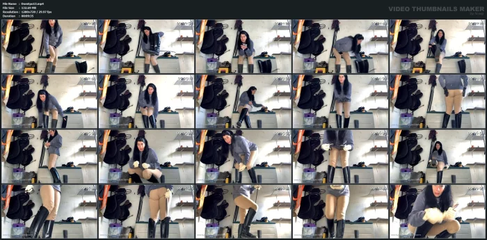 Dirty Wellies & Riding Boots - GODDESS EPONA - EQUESTRIAN FINDOM - MP4