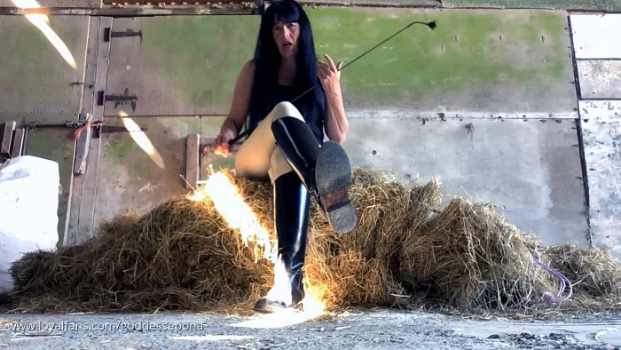 Get Cleaning My Dirty Riding Boots - GODDESS EPONA - EQUESTRIAN FINDOM - MP4