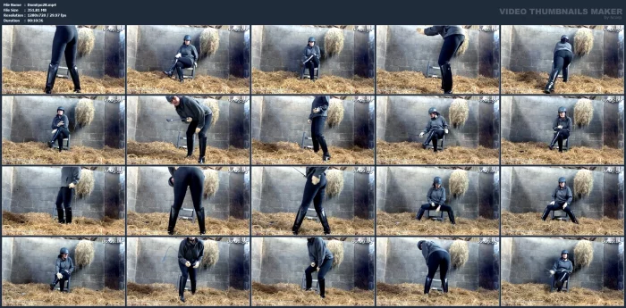 J.O.I & Ass Worship In The Stable - GODDESS EPONA - EQUESTRIAN FINDOM - MP4