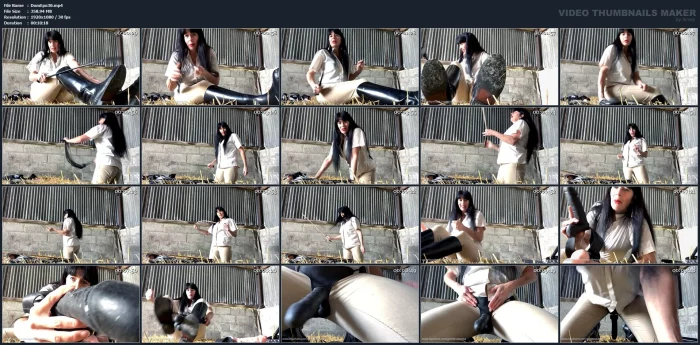 Let Me Punish You In The Straw Barn - GODDESS EPONA - EQUESTRIAN FINDOM - MP4