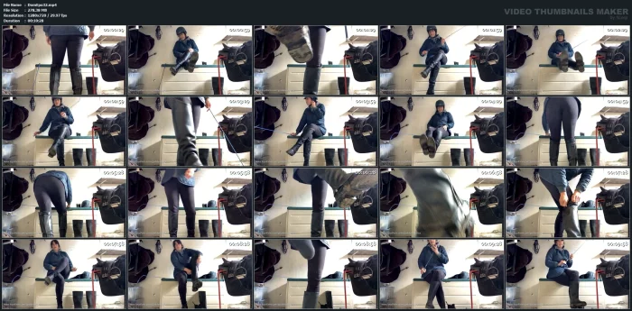 Look At The State Of My Riding Boots - GODDESS EPONA - EQUESTRIAN FINDOM - MP4