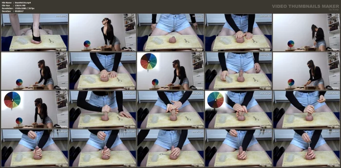 Wheel Of Teasing, Sounding, Ball Busting What Will It Be - DOMVICTORIA - MP4