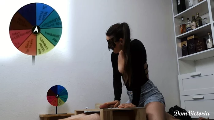 Wheel Of Teasing, Sounding, Ball Busting What Will It Be - DOMVICTORIA - MP4