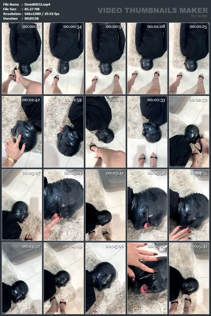Face Kicking And My Holy Spit - DOMINA KIM - MP4