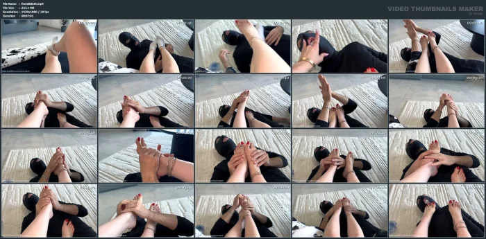 Foot Massage While His Fuck Hole Stuffed With… - DOMINA KIM - MP4