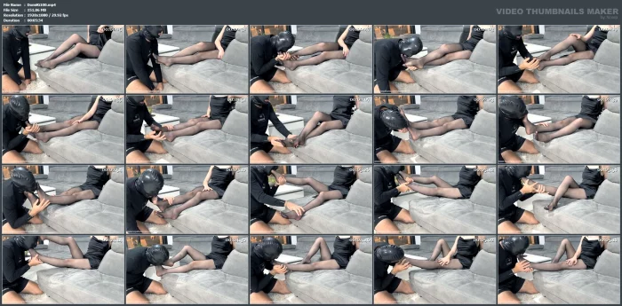 Stockings Feet Worship - DOMINA KIM - MP4