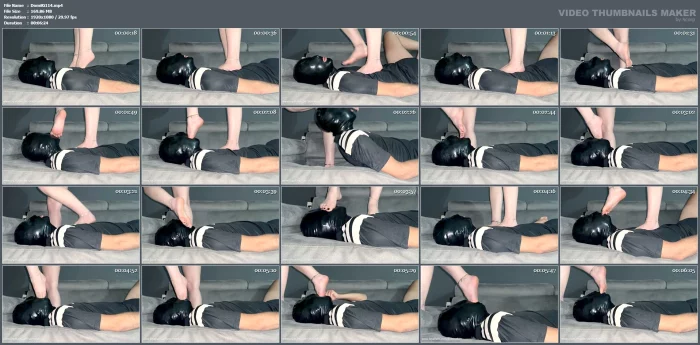 Trampling And Feet Gag - DOMINA KIM - MP4