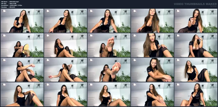 Dani Daniels - Fem Dom Humiliation - Feet Spit And Orgasm Denial JOI - FEMDOM 2025 - MP4