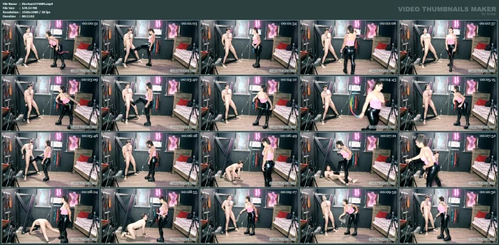 Ballbusting A CBT Loser - ELECTRA SANTIAGO - MP4