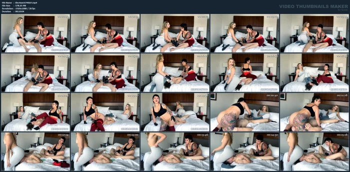 Double Domme Sweaty Foot Worship - ELECTRA SANTIAGO - MP4