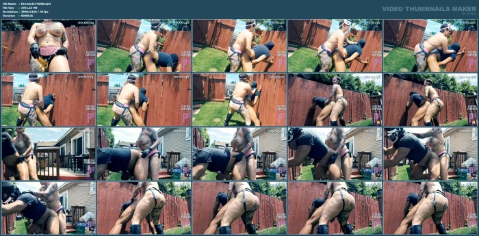 Hardcore Backyard Pegging - ELECTRA SANTIAGO - MP4