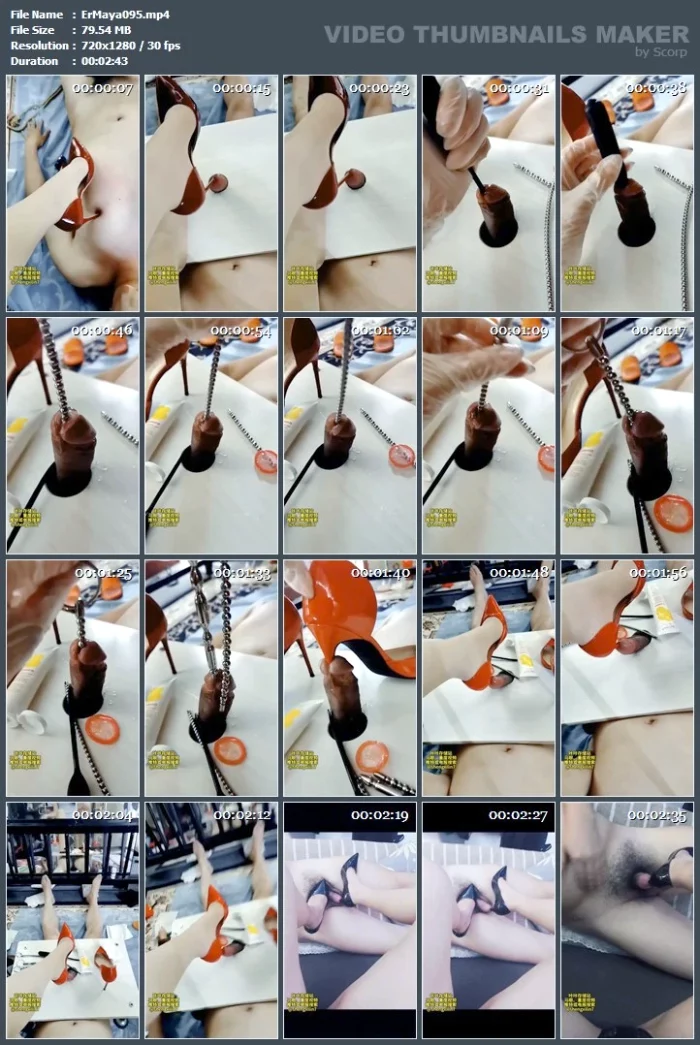 Collection Of Various Kinds Of Plugging Into The Urethra - EROSMAYAN7 - MP4