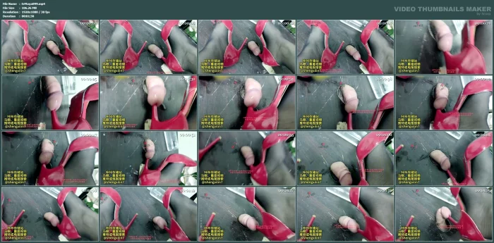 Delicate's Red High Heels Inserted Into Urethra - EROSMAYAN7 - MP4