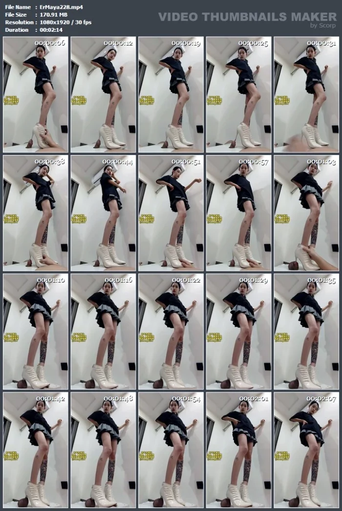 The Customized High Heels Partitions Are Inserted Into Urethra - EROSMAYAN7 - MP4
