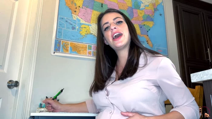 Pregnant Teacher Indica Has A Class Pet - FEMDOM PUPPY PLAY - MP4