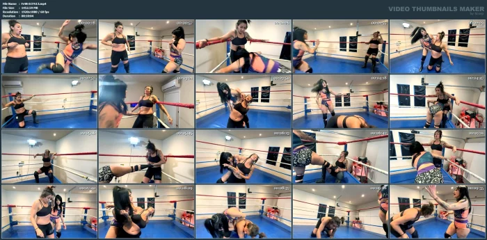 Esmerelda Pummels Miss Big Ds Tummy - PANDEMIC PRO WRESTLING - MP4