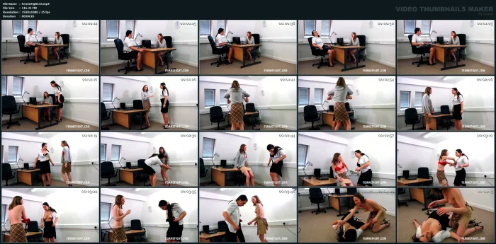 Lottie R VS Alicia - FEMMEFIGHT - MP4
