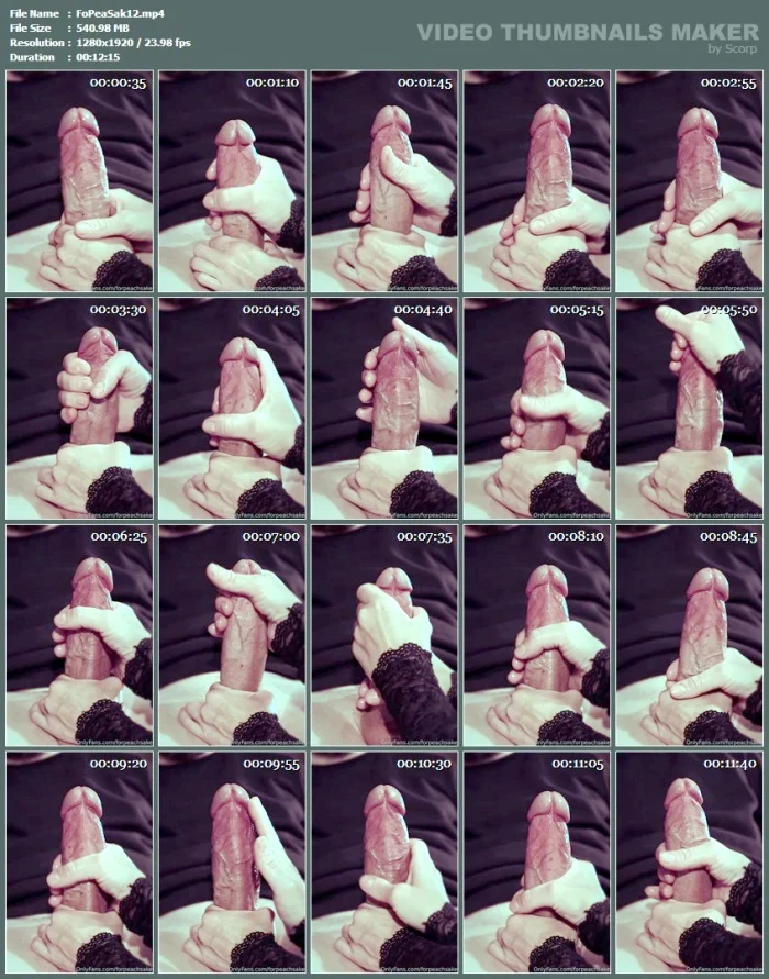 My Hands Wrapped Around A Thick Cock - FORPEACHSAKE - MP4