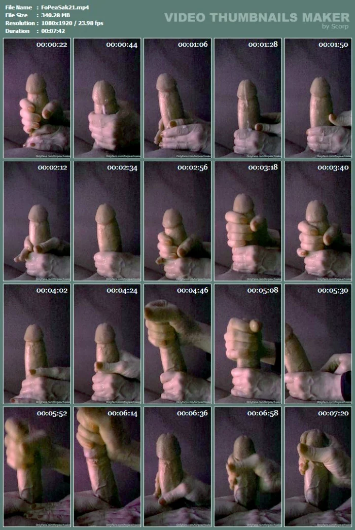When Finally Given A Handjob He Didn't Even Have Time To Get Fully Hard Before I Made Him Cum - FORPEACHSAKE - MP4