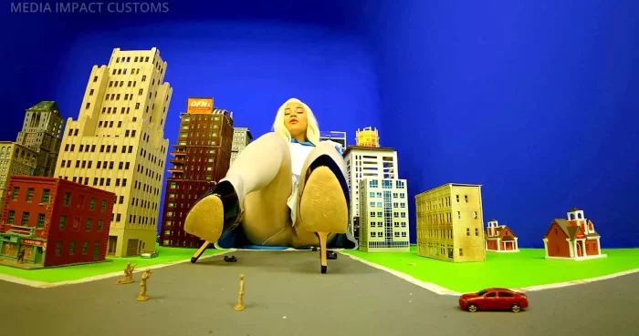 Alice In Pleasureland Sahrye Growth Cosplay Giantess Attacks City - MEDIA IMPACT CUSTOMS - MP4