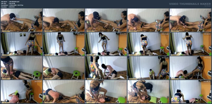 Cruel Trample Humiliation By Mistress Bruh - GIRLSFETISHBR / GIRLS FETISH BRAZIL - MP4