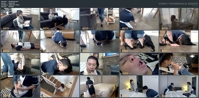 Slave Domestic By Mistress Redhead - GIRLSFETISHBR / GIRLS FETISH BRAZIL - MP4