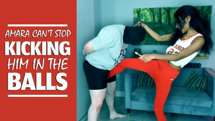 Amara Can't Stop Kicking Him In The Balls - Amara - GIRLS IN CHARGE - MP4