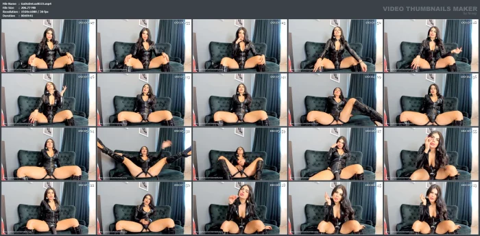 Complete Aroma & Sex Mantra In Shiny Latex - DOMDELUXURY - MP4