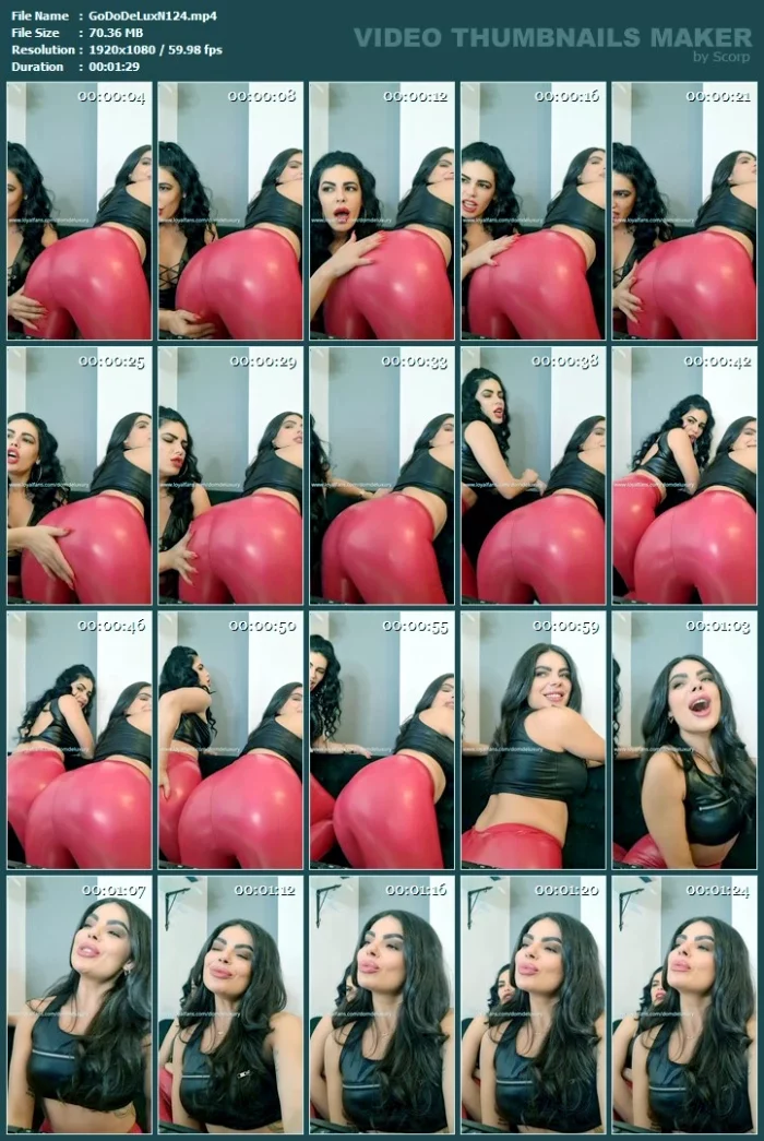 Cum Behind My Shiny Ass - My Sister Will Guide You - DOMDELUXURY - MP4