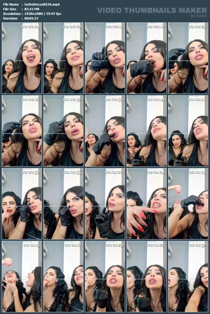 Do You Want Us To Eat You? I'd Love If You Fit In My Mouth - DOMDELUXURY - MP4