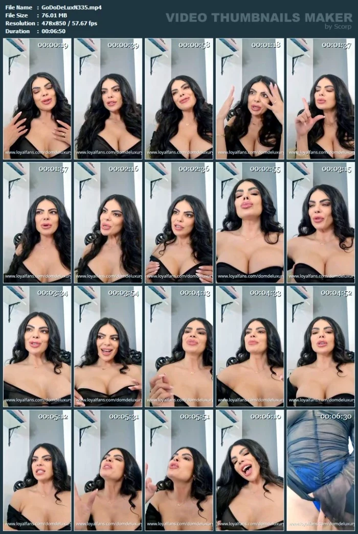 Mean Yet Seductive Blackmail Game - DOMDELUXURY - MP4