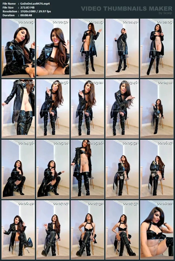 Smoking Hot In Shiny Boots - DOMDELUXURY - MP4