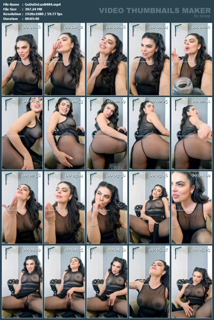 Sniffing Under Chastity - DOMDELUXURY - MP4