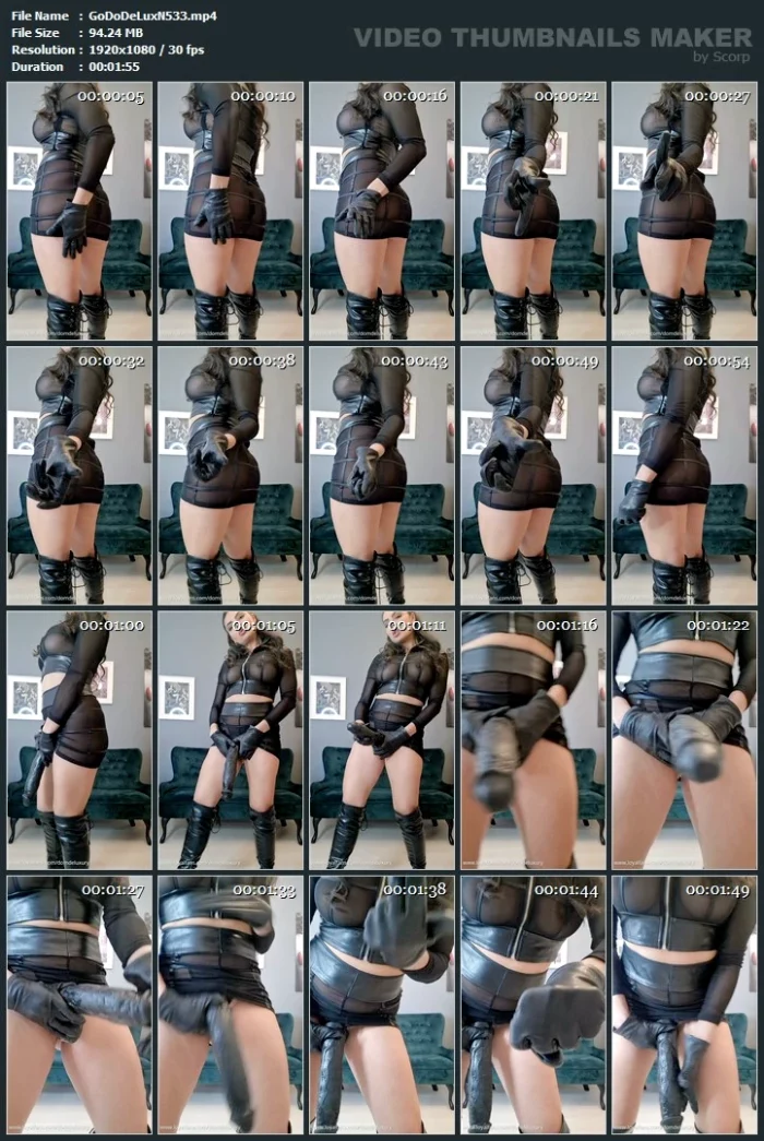 The Leather Will Make You Stronger - DOMDELUXURY - MP4
