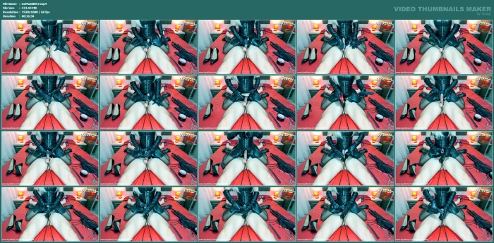 Edge, Stop, Repeat Until I Allow Him To Cum On My Leather Gloves - GODDESS MAISHA / HIGHHEELSDIVAX - MP4