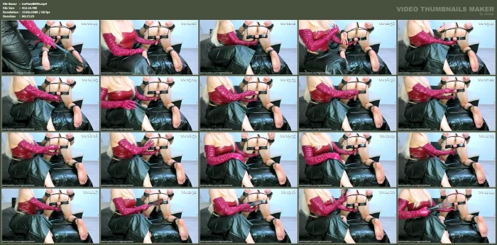 Intense CBT And Leather Gloves Edging - Just Pain And Denial - GODDESS MAISHA / HIGHHEELSDIVAX - MP4