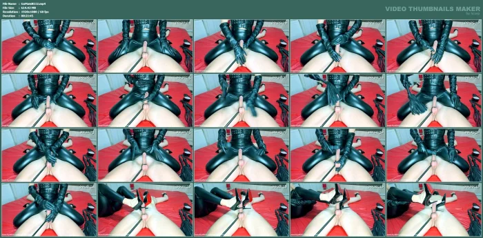Leather Gloves Domination - A Session Of Slow Tease And Relentless Denial - GODDESS MAISHA / HIGHHEELSDIVAX - MP4